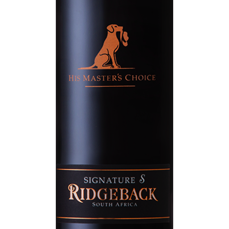 Ridgeback His Master's Choice signature S